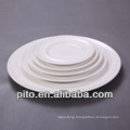 P&T porcelain facoty round ceramic plates, serving plate, porcelain dishes